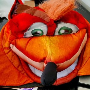 Crash Bandicoot costume.